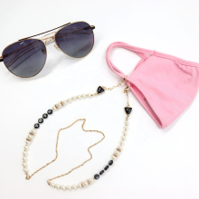 UNIQ AM009 Customize Anti-Lost Pearl Masked Chain Gasses Strap Lanyard, Beaded Masked Holder, Eyeglass Accessory